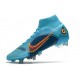 Nike Mercurial Superfly VIII Elite SG Blueprint - Chlorine Blue Laser Orange Marina