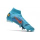 Nike Mercurial Superfly VIII Elite SG Blueprint - Chlorine Blue Laser Orange Marina