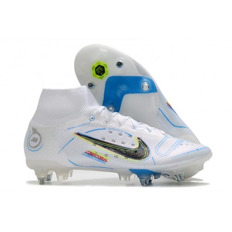 Nike Mercurial Superfly VIII Elite SG PRO Anti Clog Grey Blackened Blue