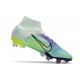 Nike Mercurial Superfly VIII Elite SG Dream Speed 5 - Barely Green Volt Electro Purple