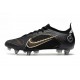 Nike Mercurial Vapor 14 Elite SG Pro Shadow - Black Metallic Gold Metallic Silver