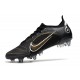 Nike Mercurial Vapor 14 Elite SG Pro Shadow - Black Metallic Gold Metallic Silver