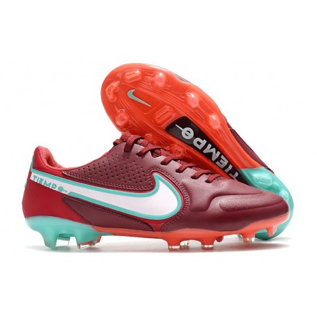Nike Tiempo Legend IX Elite FG Shoes Blueprint - Team Red White