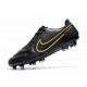 Nike Tiempo Legend IX Elite FG Black Metallic Dark Grey Anthracite