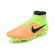 Nike Magista Obra FG Soccer Cleats - Low Price 2016 Leather Canvas Black Volt