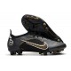 Nike Mercurial Vapor 14 Elite AG PRO Shadow - Black Metallic Gold Metallic Silver