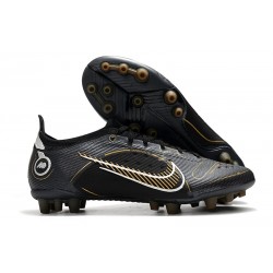 Nike Mercurial Vapor 14 Elite AG PRO Shadow - Black Metallic Gold Metallic Silver