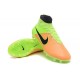 Nike Magista Obra FG Soccer Cleats - Low Price 2016 Leather Canvas Black Volt
