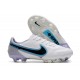 Nike Tiempo Legend IX Elite FG Shoes White Black Blue