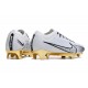 Nike Air Zoom Mercurial Vapor XV Elite FG White Golden