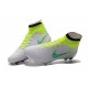 New Shoes - Nike Magista Obra Firm-Ground Football Cleats White Volt Green Black