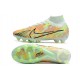 Nike Zoom Mercurial Superfly IX Elite AG Barely Green Blue Total Orange