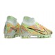Nike Zoom Mercurial Superfly IX Elite AG Barely Green Blue Total Orange