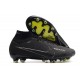 Nike Zoom Mercurial Superfly IX Elite AG Black Dk Smoke Grey White Volt