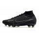 Nike Zoom Mercurial Superfly IX Elite AG Black Dk Smoke Grey White Volt