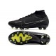 Nike Zoom Mercurial Superfly IX Elite AG Black Dk Smoke Grey White Volt
