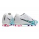Nike Air Zoom Mercurial Vapor XV Elite FG White Baltic Blue Pink Blast Indigo Haze