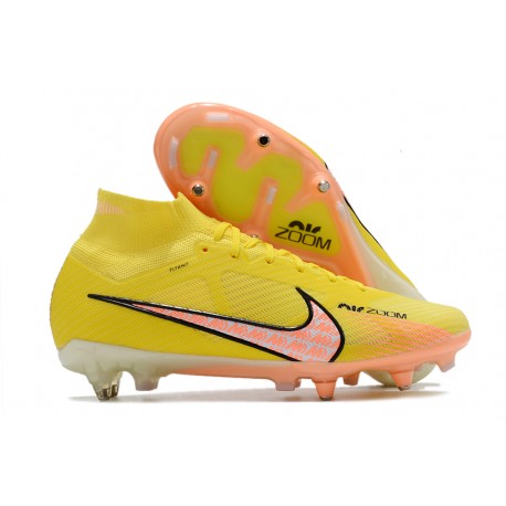 Nike Zoom Mercurial Superfly IX Elite SG Yellow Orange