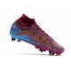 Nike Zoom Mercurial Superfly IX Elite SG KM Dark Beetroot Mtlc Vivid Gold