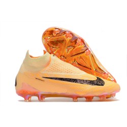 Nike Phantom GX Elite Dynamic Fit FG Citron Tint Burgundy Crush