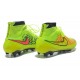 Nike Magista Obra FG Soccer Cleats - Low Price Volt Metallic Gold Coin Black Hyper Punch