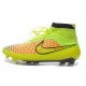 Nike Magista Obra FG Soccer Cleats - Low Price Volt Metallic Gold Coin Black Hyper Punch