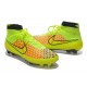 Nike Magista Obra FG Soccer Cleats - Low Price Volt Metallic Gold Coin Black Hyper Punch