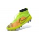 Nike Magista Obra FG Soccer Cleats - Low Price Volt Metallic Gold Coin Black Hyper Punch