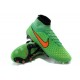 New Shoes - Nike Magista Obra Firm-Ground Football Cleats Poison Green Total Orange Black
