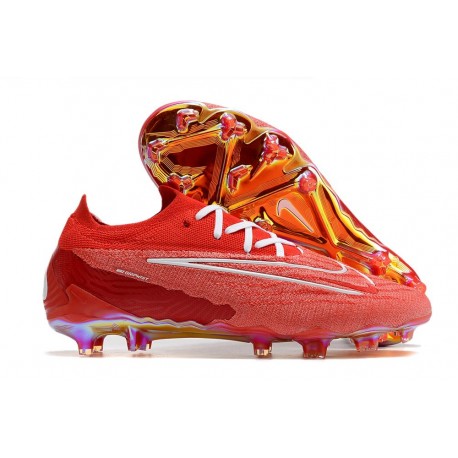 Nike Gripknit Phantom GX Elite FG Red White