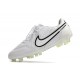 Nike Tiempo Legend IX Elite FG Shoes White Black