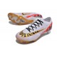 New Nike Zoom Mercurial Vapor 15 Elite FG White Gold Red