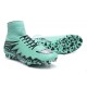 2016 Nike HyperVenom Phantom II FG FG Football Boots Silvery Green Black