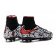 New Soccer Cleats Nike HyperVenom Phantom 2 FG Black Bright Crimson White