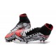 New Soccer Cleats Nike HyperVenom Phantom 2 FG Black Bright Crimson White