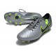Nike Tiempo Legend X Elite FG Cleats Grey Black Green