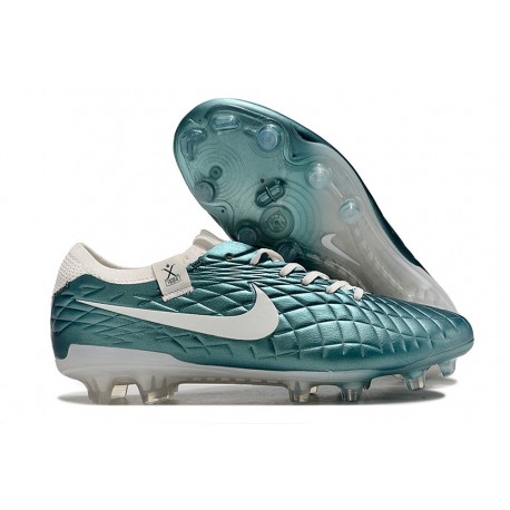 Nike Tiempo Legend X Elite FG Cleats Emerald - Dark Atomic Teal Sail LIMITED EDITION