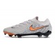 Nike Phantom Luna II Elite FG Low Cut Grey Orange