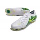 Nike Phantom Luna II Elite FG Low Cut White Green Yellow