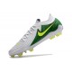 Nike Phantom Luna II Elite FG Low Cut White Green Yellow