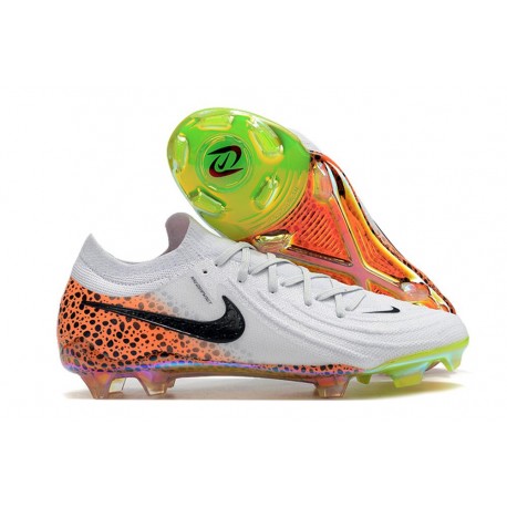 Nike Phantom Luna II Elite FG Low Cut White Black Orange