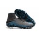 Nike HyperVenom Phantom II FG Men's Firm-Ground Soccer Cleats Grey Blue Black