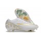 New Nike Zoom Mercurial Vapor 15 Elite FG White Golden Silver