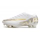 New Nike Zoom Mercurial Vapor 15 Elite FG White Golden Silver