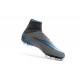 Nike HyperVenom Phantom II FG Men's Firm-Ground Soccer Cleats Grey Blue Black