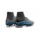 Nike HyperVenom Phantom II FG Men's Firm-Ground Soccer Cleats Grey Blue Black