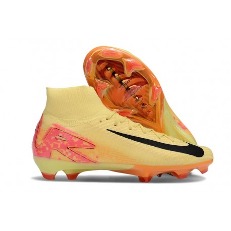 Nike Zoom Mercurial Superfly X Elite FG Yellow Black