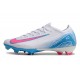 Nike Zoom Mercurial Vapor 16 Elite Football Boots White Blue Pink