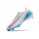 Nike Zoom Mercurial Vapor 16 Elite Football Boots White Blue Pink