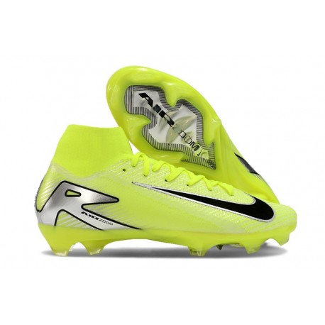 Nike Zoom Mercurial Superfly X Elite FG Volt Black Silver